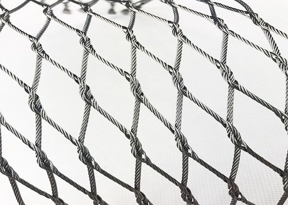 Εύκαμπτη υφαμένη 1.2mm 1.6mm σχοινί διάμετρος πλέγματος καλωδίων ανοξείδωτου