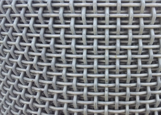πλέγμα χαλύβδινων συρμάτων άνθρακα 0.512mm, πτυχωμένο πλέγμα κόσκινων μετάλλων