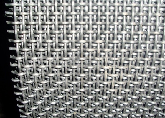 πλέγμα χαλύβδινων συρμάτων άνθρακα 0.512mm, πτυχωμένο πλέγμα κόσκινων μετάλλων