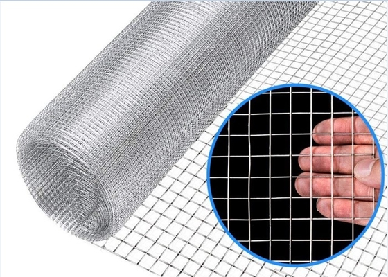 0.5mm5mm γαλβανισμένο πλέγμα χαλύβδινων συρμάτων, πλέγμα καλωδίων κοτόπουλου 1.5m τετραγωνικό